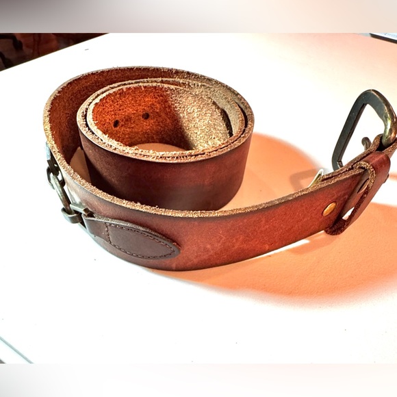 J crew leather vintage brown belt - Picture 6 of 16